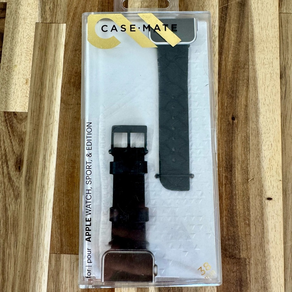 Case-Mate Black Wristband for Apple Watch